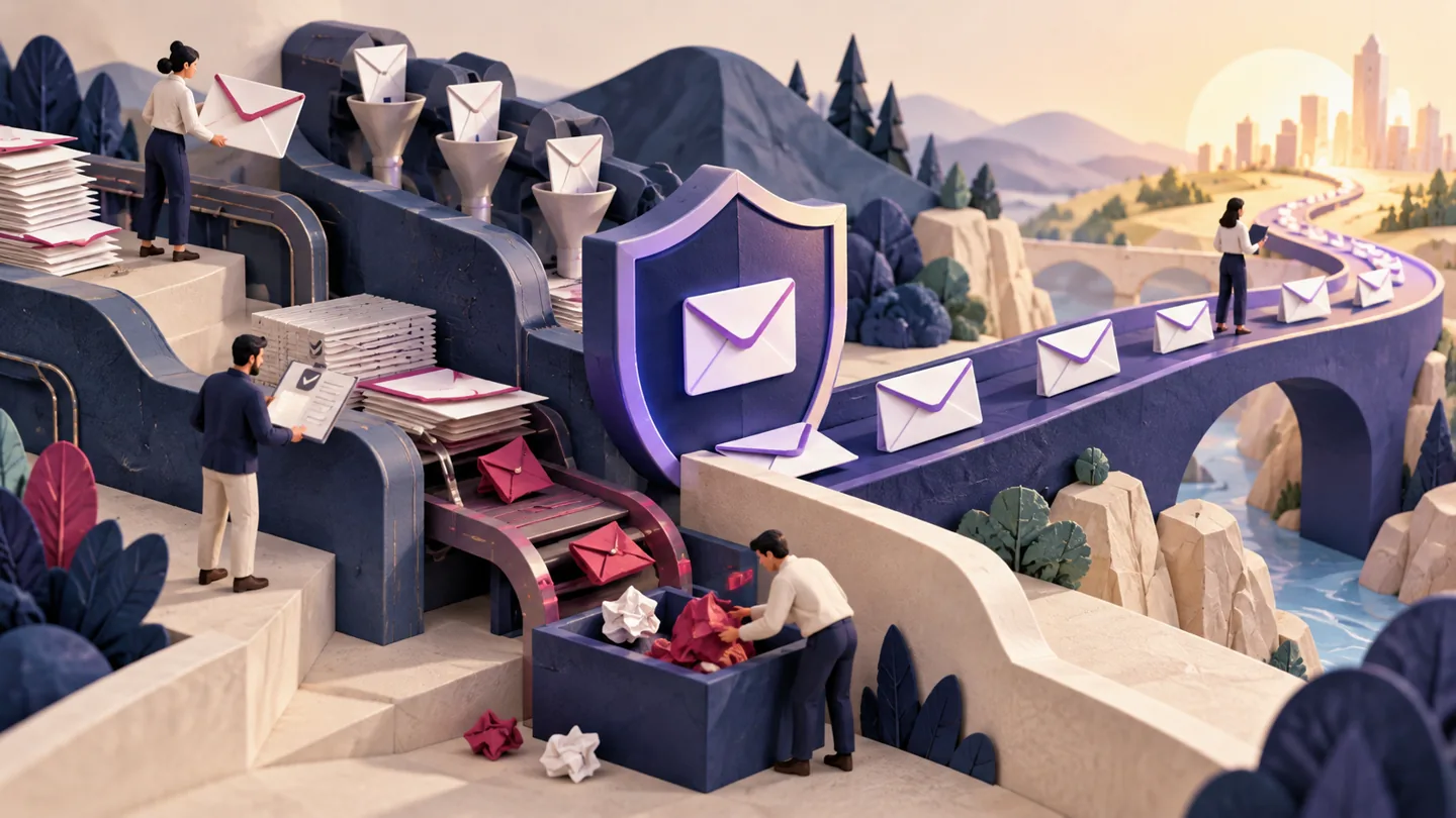 Editorial illustration exploring protect your agency’s sending reputation as outreach grows
