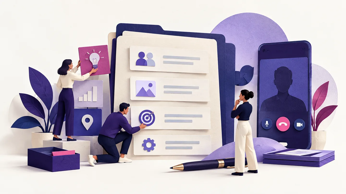 Editorial illustration exploring what to qualify before an agency sales call